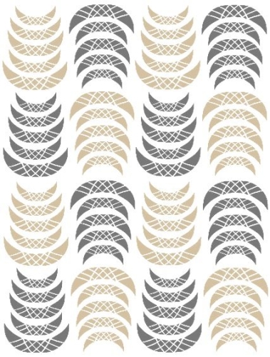 Nagelsticker - Aufkleber selbstklebend - Nail Sticker - gold French